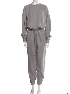 Ninety Percent Crew Neck Zip Back Jogger Jumpsuit / British Brand